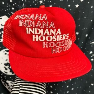 Vintage Indiana Hoosiers snap back trucker hat